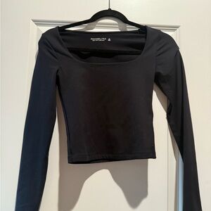 Abercrombie & Fitch Black Long Sleeve Top